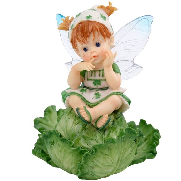 RARE My Little Kitchen Fairies Enesco 2007 Cabbage Fairie #4009231 - Picture 1 of 16